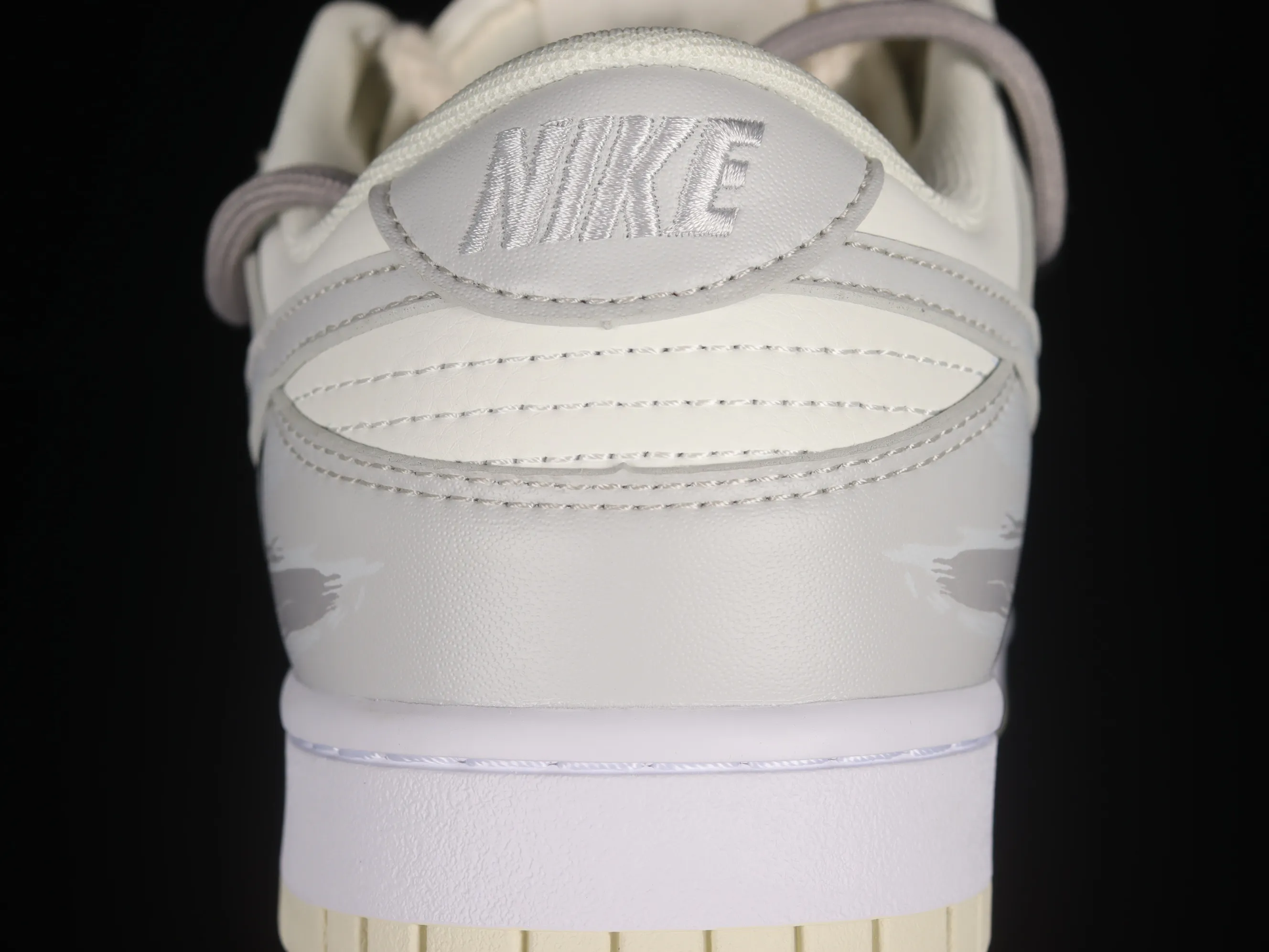 All Categories Nk SB Dunk Series Nk SB Dunk Low Low-top Sneakers Nk Dunk Low Retro "Coconut Milk" Vibe Wind Distressed Paper Plane Travel Graffiti Customized Deconstructed Strap Casual Sneakers DJ6188-100